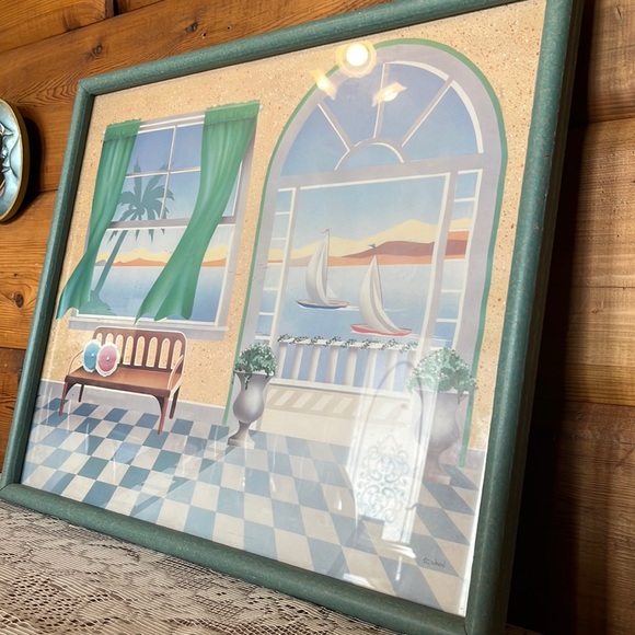 Vintage Framed T.C Wood Print - Picture 5 of 5